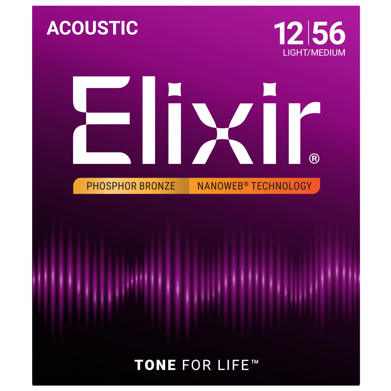 Elixir 16077 Phosphor Nanoweb Light-Medium | 012-056 2