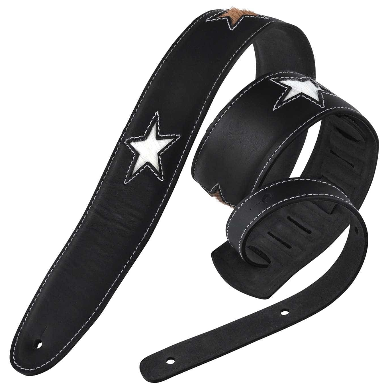 Bourbon Strap Guitar - Bourbon Strap Guitar Star Strap Black