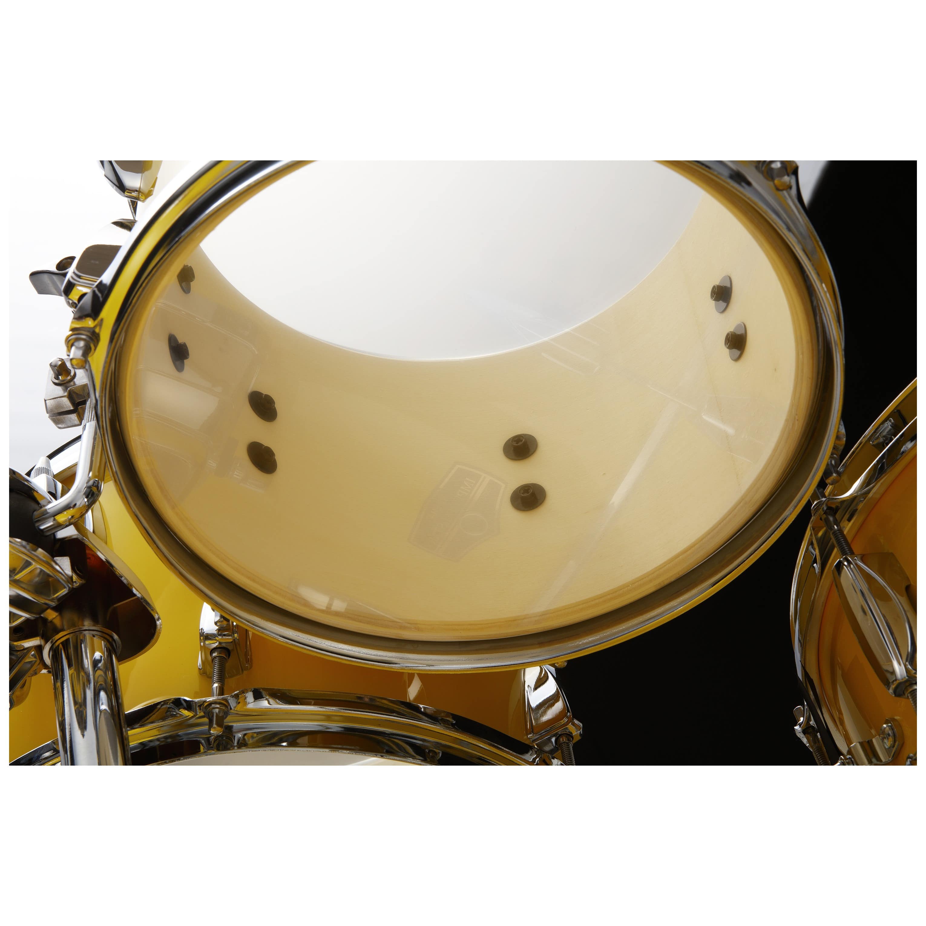 Tama IP52H6W-ELY Imperialstar Drumset 5 teilig - Electric Yellow / Chrom HW + MEINL Cymbals HCS Bronze 2