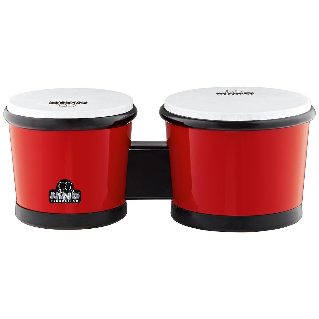 Nino Percussion - Nino Percussion 6 1 2 7 1 2 ABS Bongo, Red