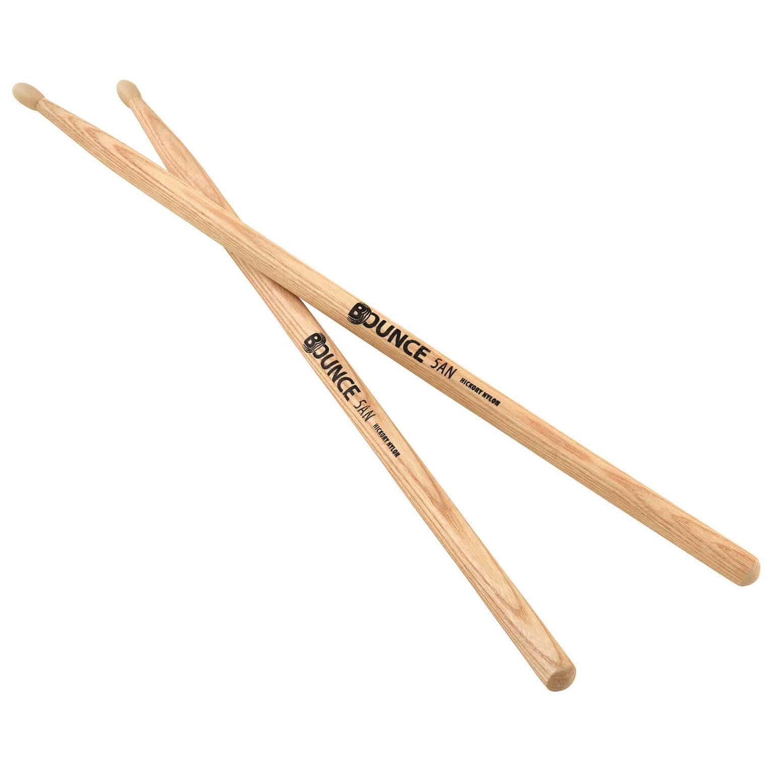 Bounce 5AN Drumsticks - Hickory - Nylon Tip