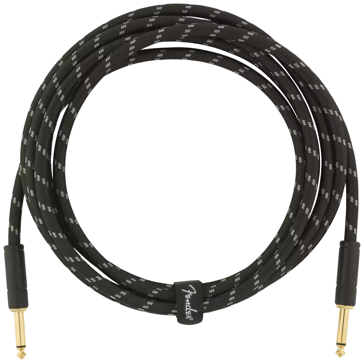 Fender Deluxe Series Instrumentenkabel - 3 Meter - Black Tweed 1