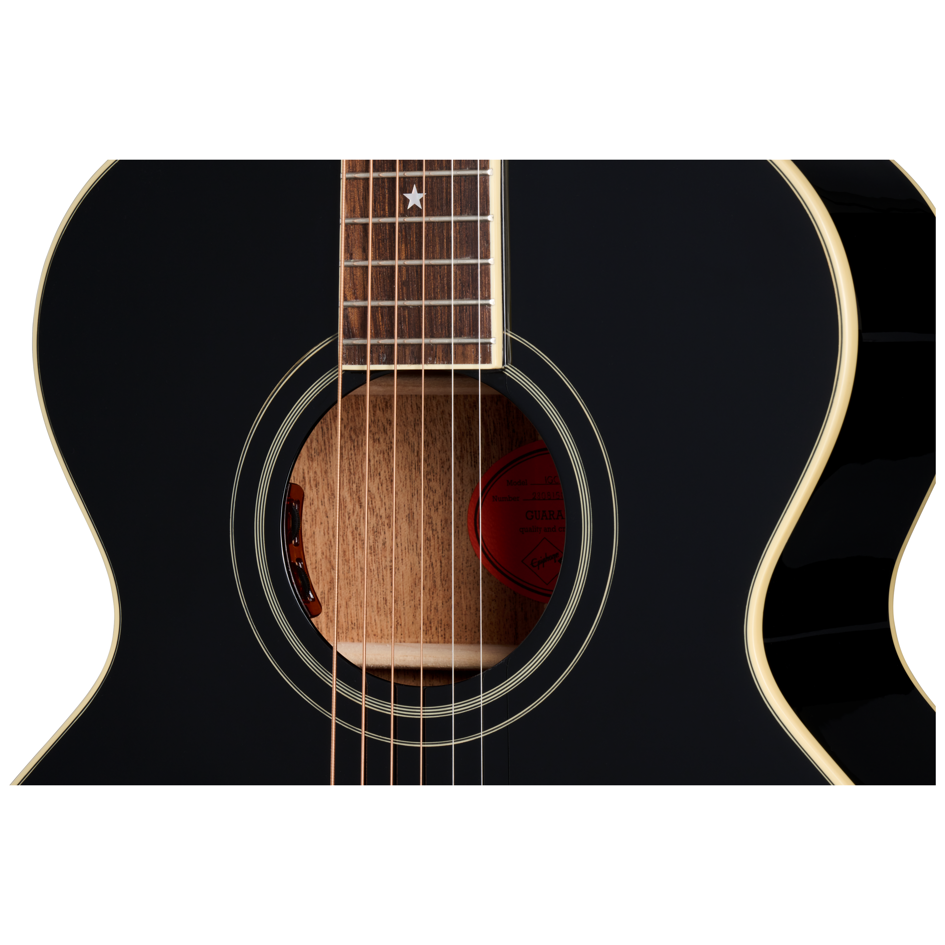 Epiphone J-180 LS Ebony 5