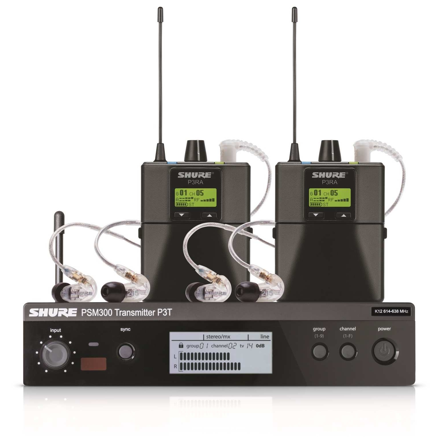 Shure - Shure PSM 300 TwinPack Pro P3TERA215TWP-T11 - 1