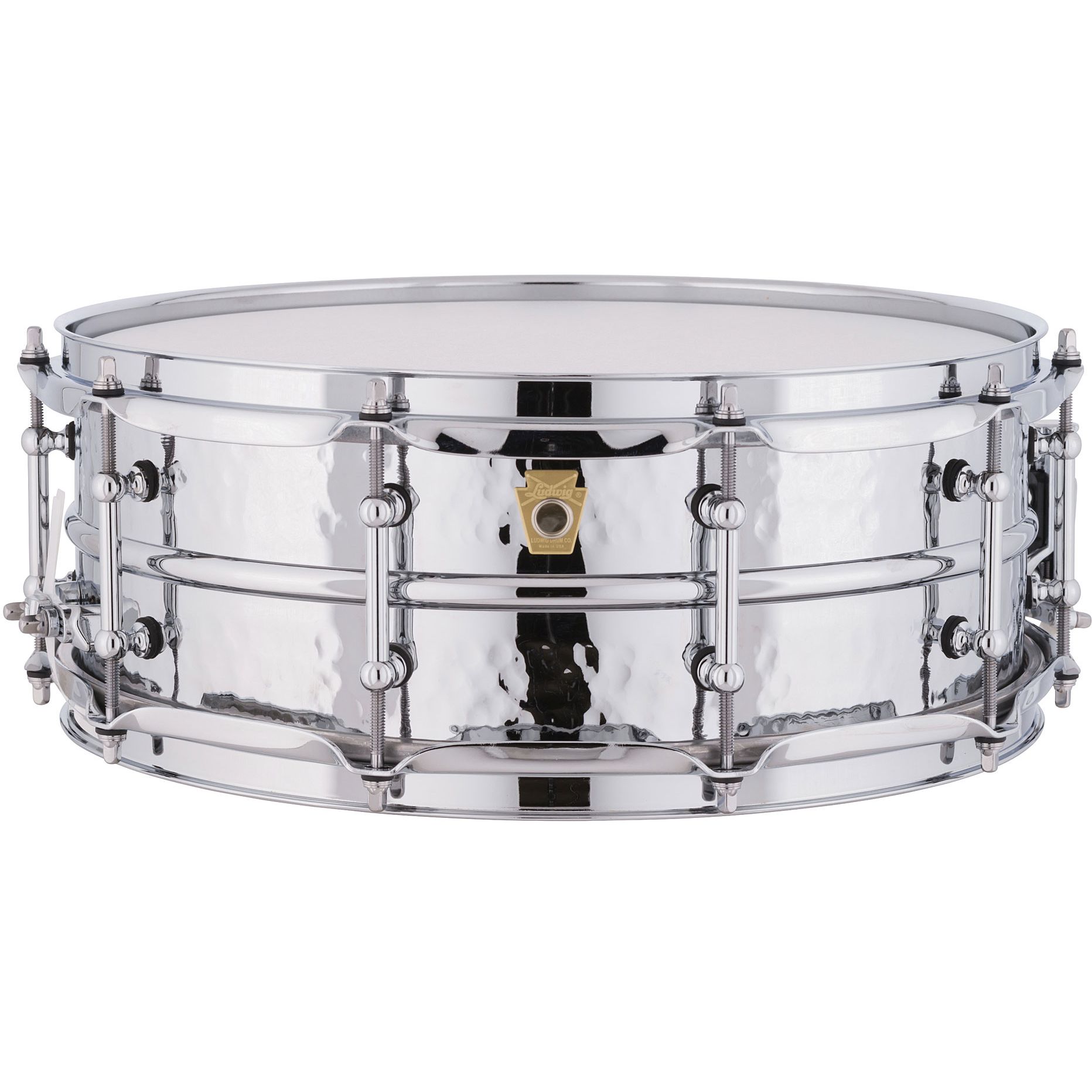 Ludwig Supraphonic LM400KT 14" x 5" hammered Snare Drum