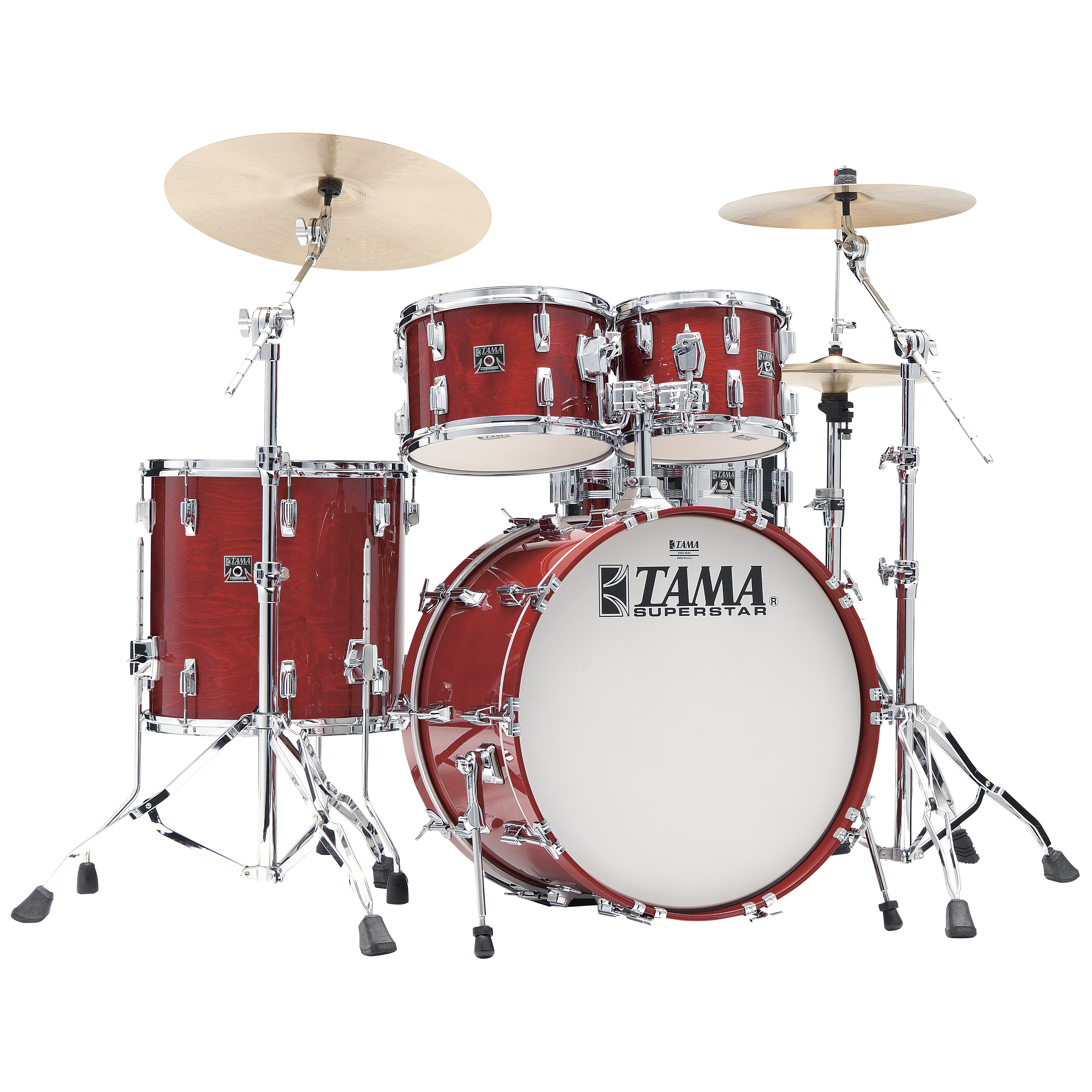 Tama SU42RS-CHW - 50th LIMITED Superstar Reissue 4pcs Drum Shell Kit - Cherry Wine
