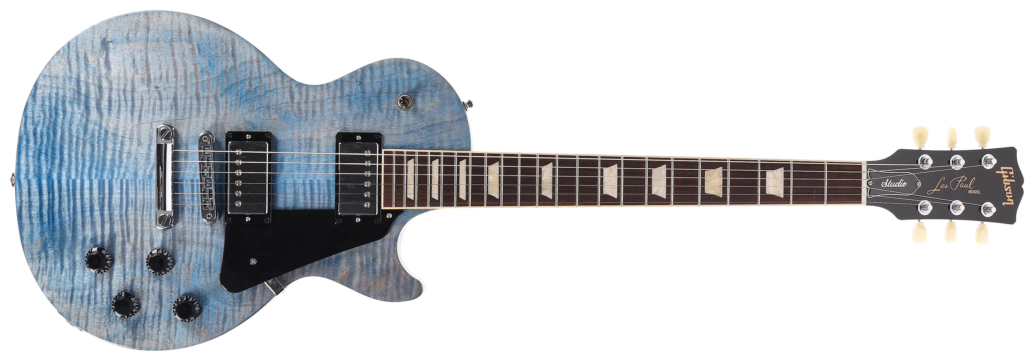 Gibson Les Paul Studio Figured Ocean Blue 1