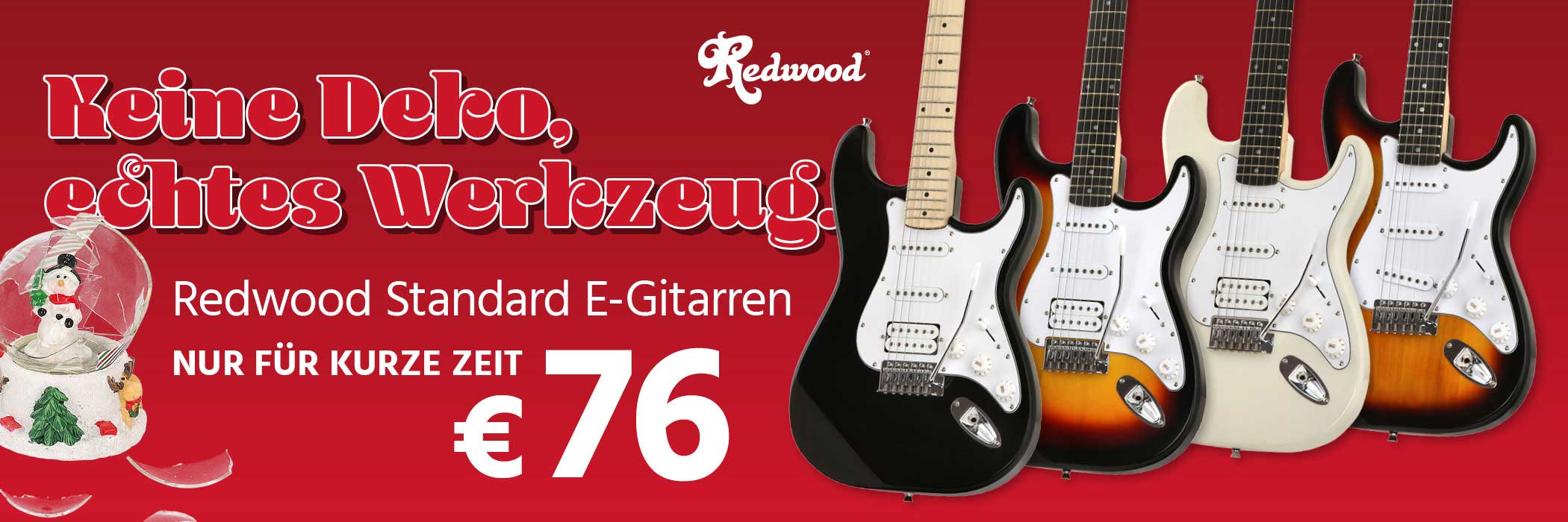 Banner für Redwood Standard E-Gitarren