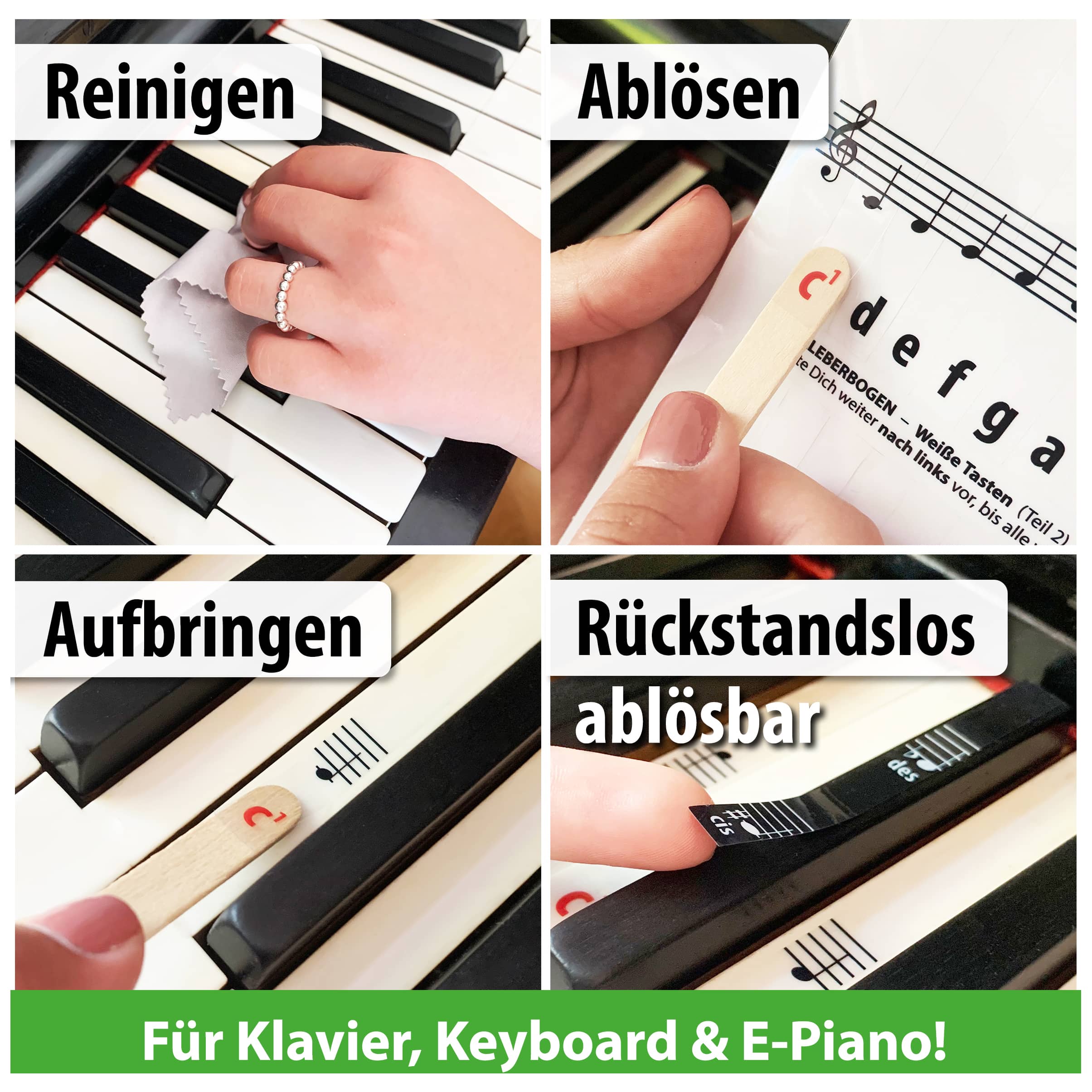 Artist Ahead Tastenaufkleber für Klavier & Keyboard! 3