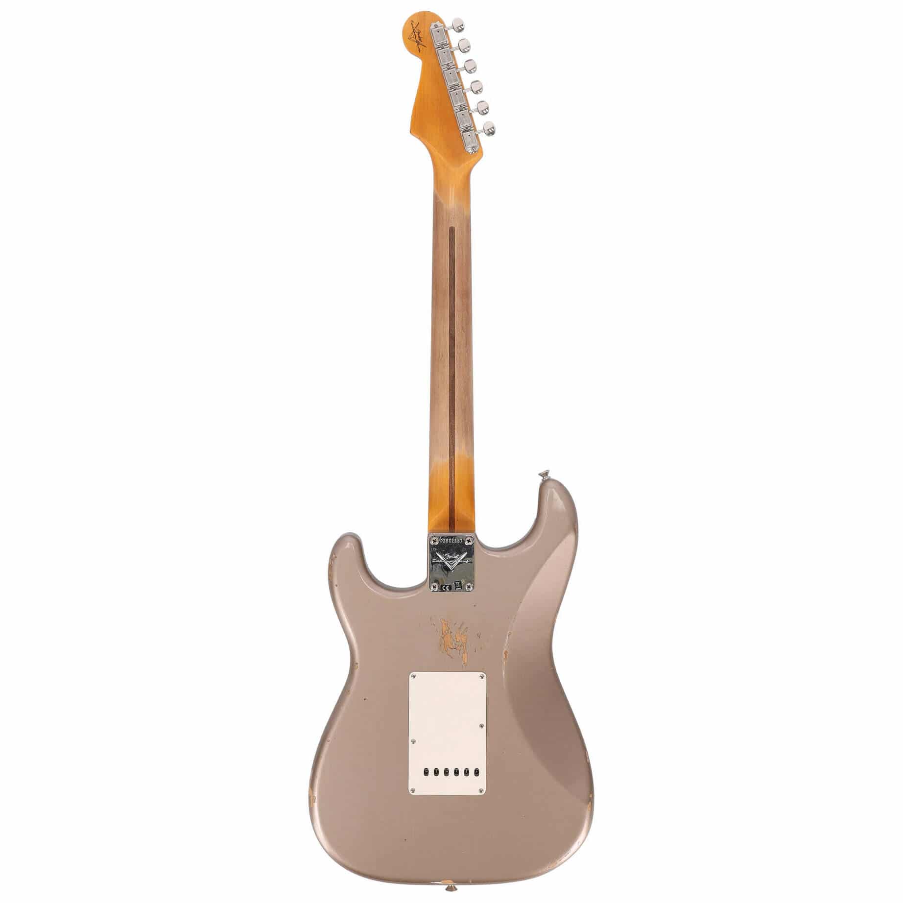 Fender Custom Shop 1963 Stratocaster Relic Aged Shoreline Gold Metallic 6