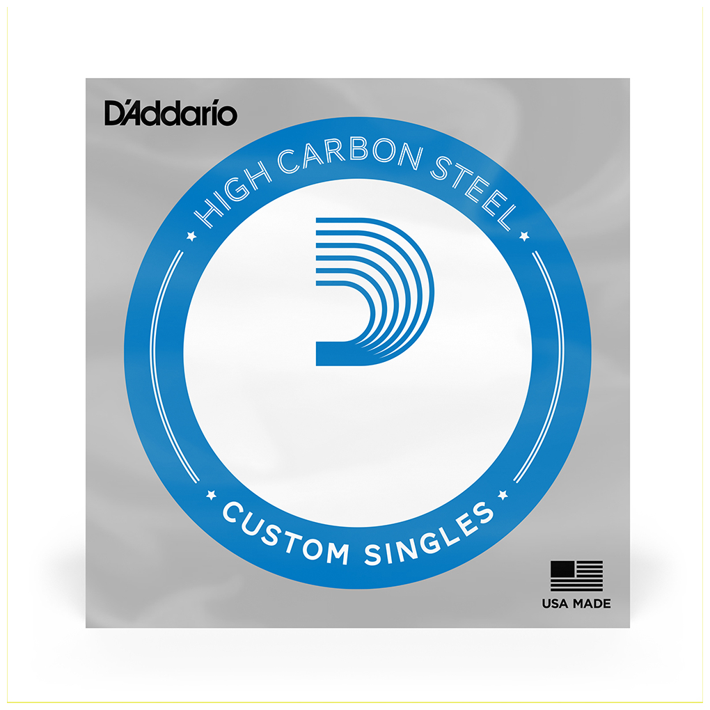 D’Addario - D’Addario PL024 Plain Steel Guitar Single String, .024