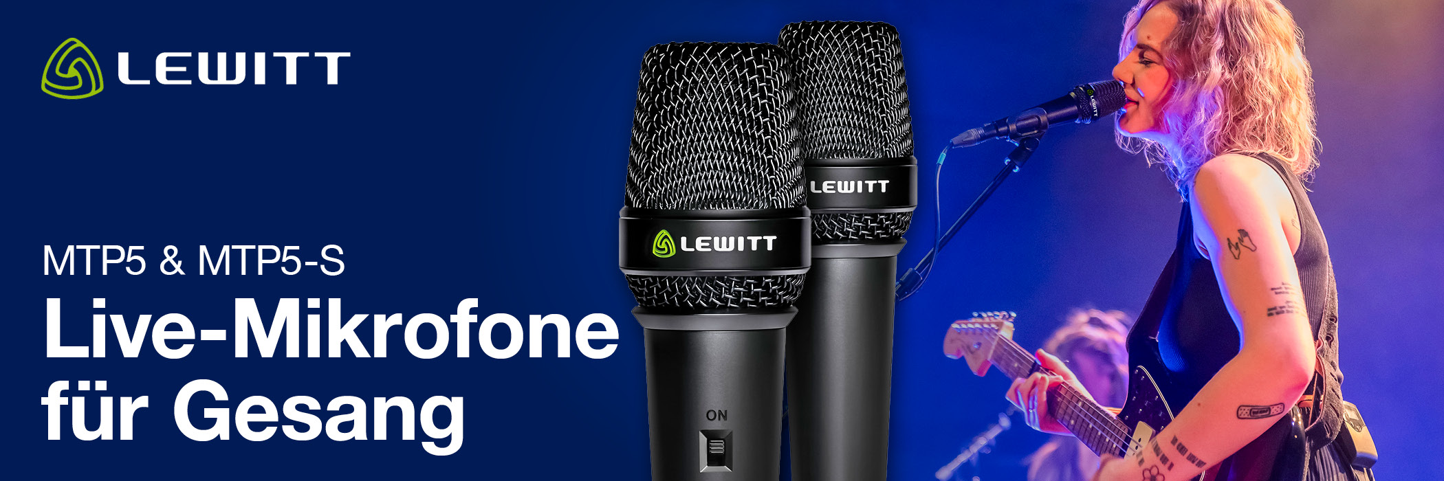 Banner für Lewitt MTP5 Live Mikrofone