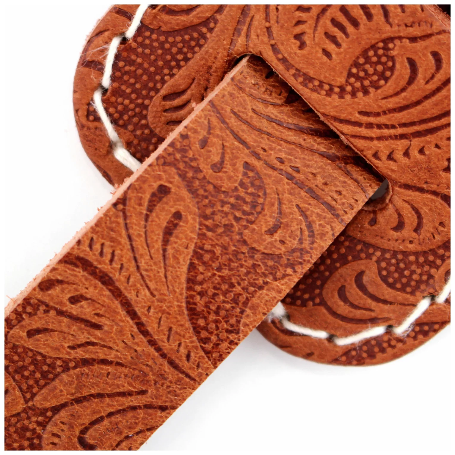 Richter Raw II Concho Gitarrengurt Western Rose Tan 1