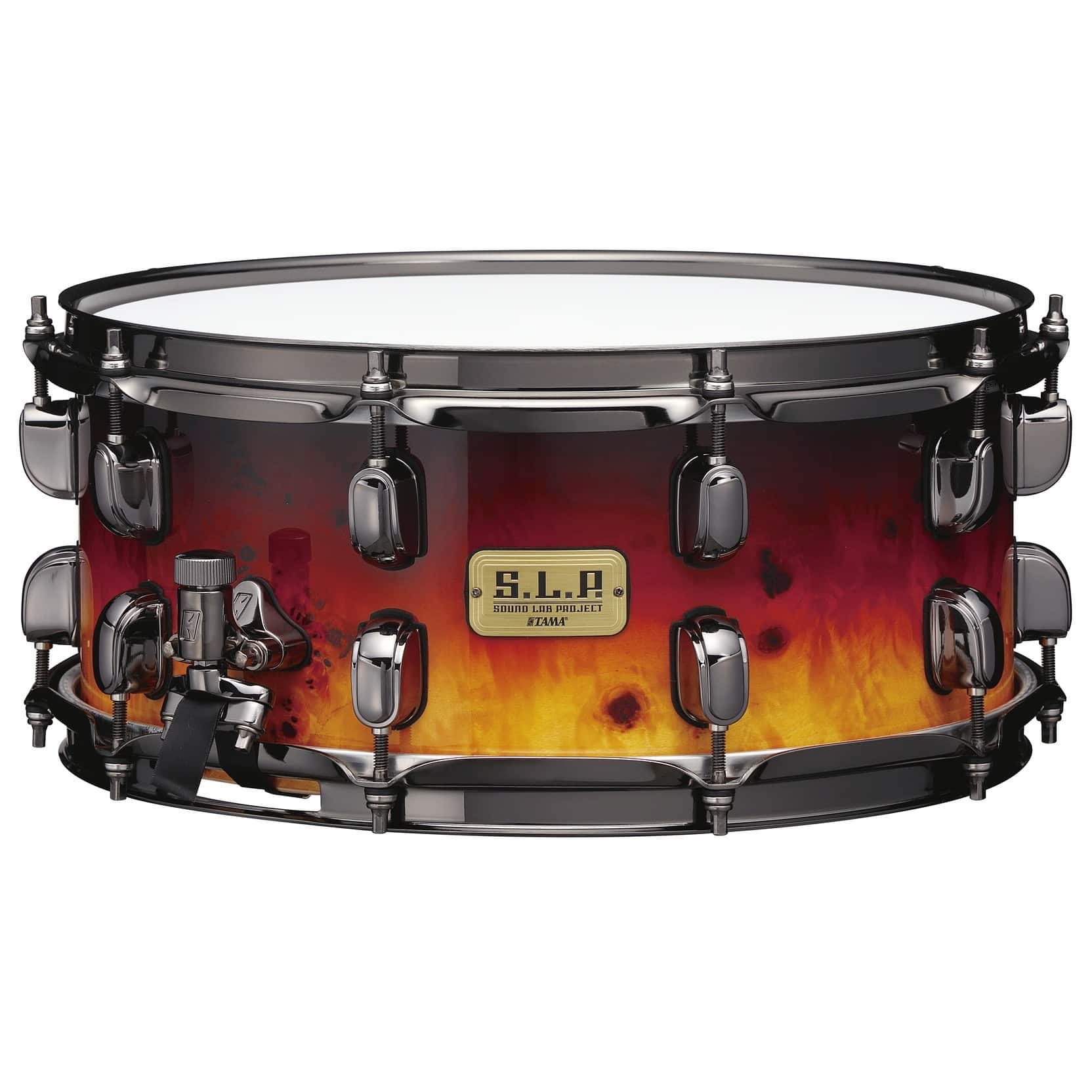Tama LGK146-ASF Sound Lab Project Limited G-Kapur Snare Drum - 14" x 6" Amber Sunset Fade/Chrom HW