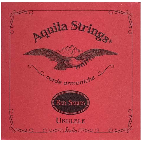 Aquila Corde Armoniche Ukulelen Strings - 87U - Red Series Tenor Set