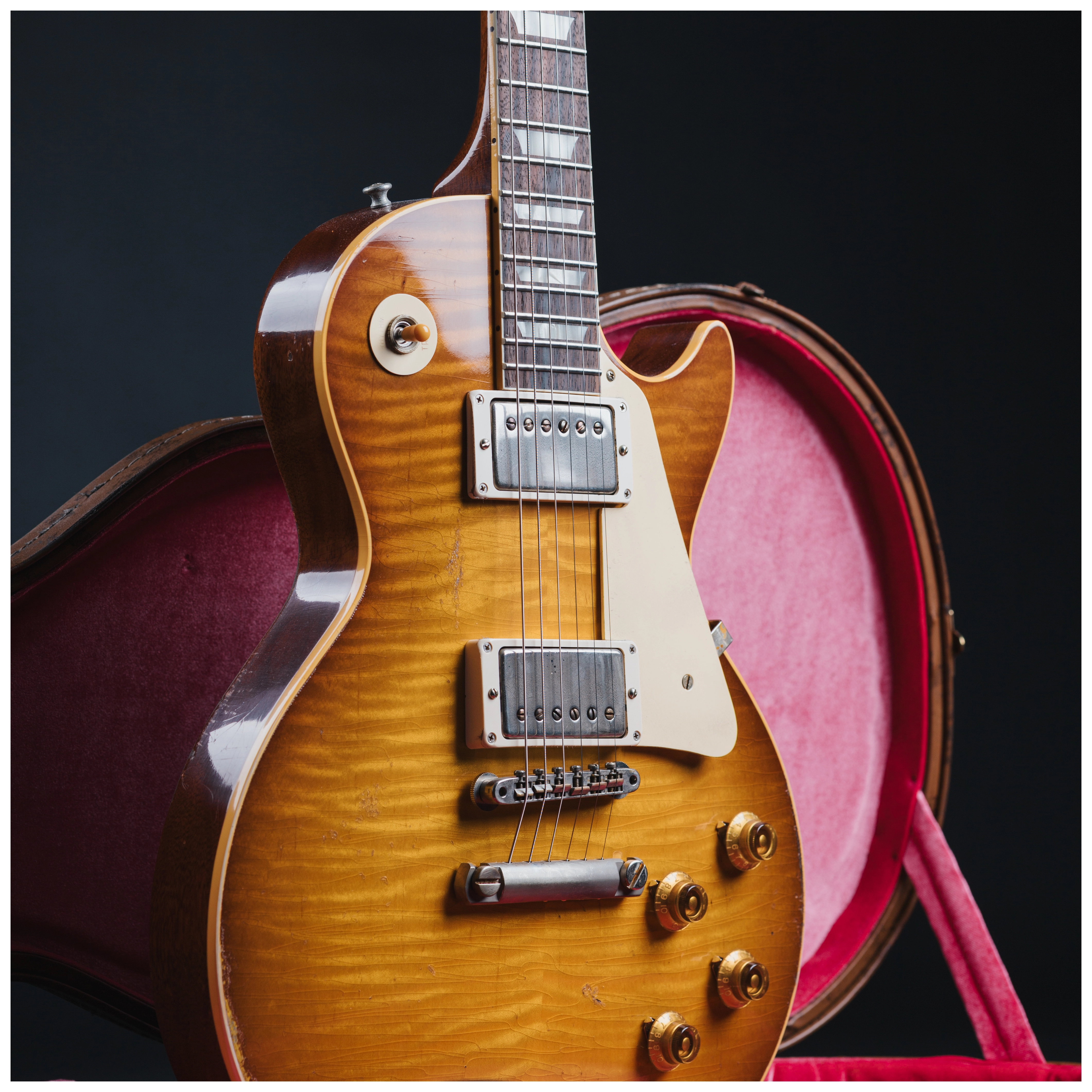 Gibson 1959 Les Paul Standard Reissue Murphy Lab Heavy Aged Golden Poppy Burst #943461 38