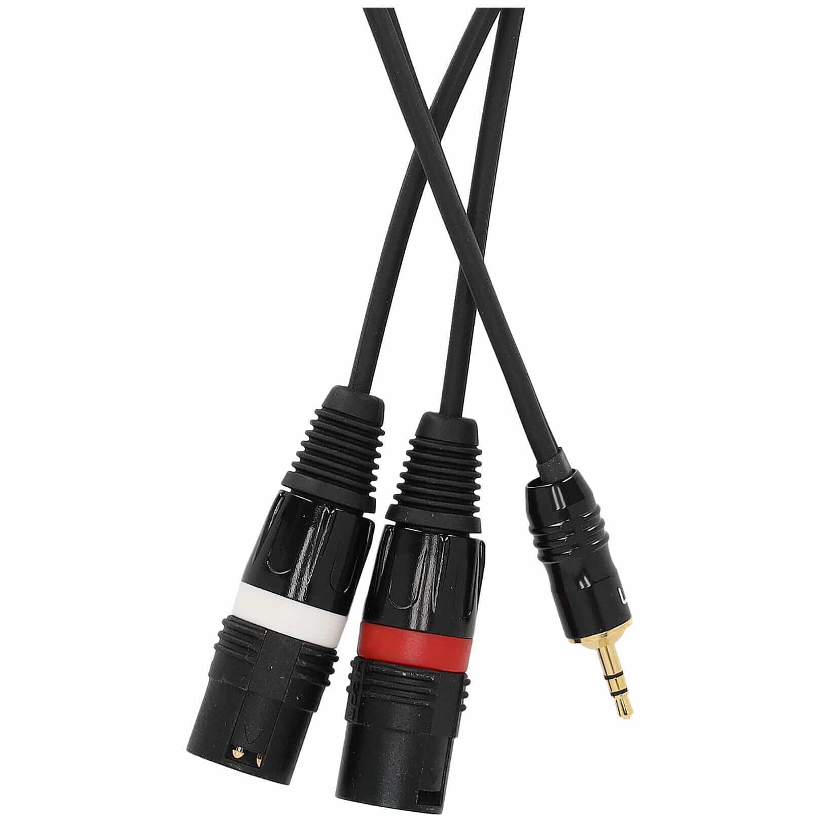 Sommer Cable ON9V-0500-SW SC-Onyx Miniklinke Stereo Male - 2 x XLR Male 5 Meter 2