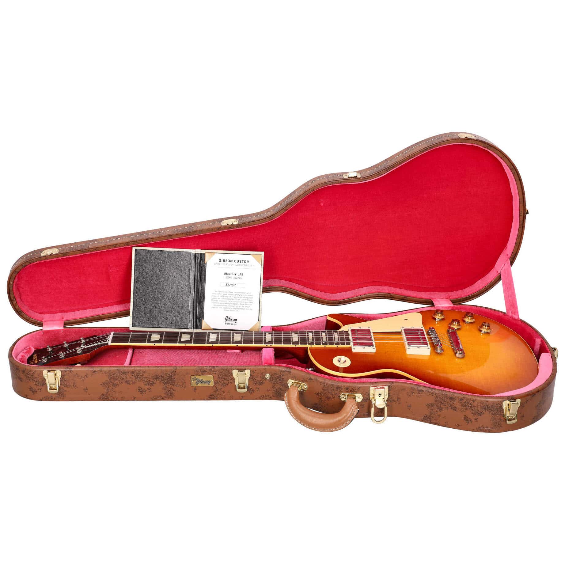 Gibson 1958 Les Paul Standard Iced Tea Burst Light Aged Murphy Lab Session Select #5 20