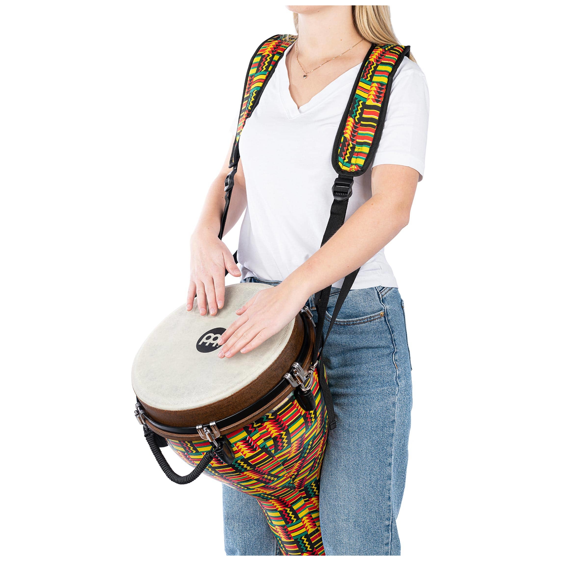 Meinl Percussion - Meinl Percussion MDJS1SI Designer Djembe Strap, Simbra - 3