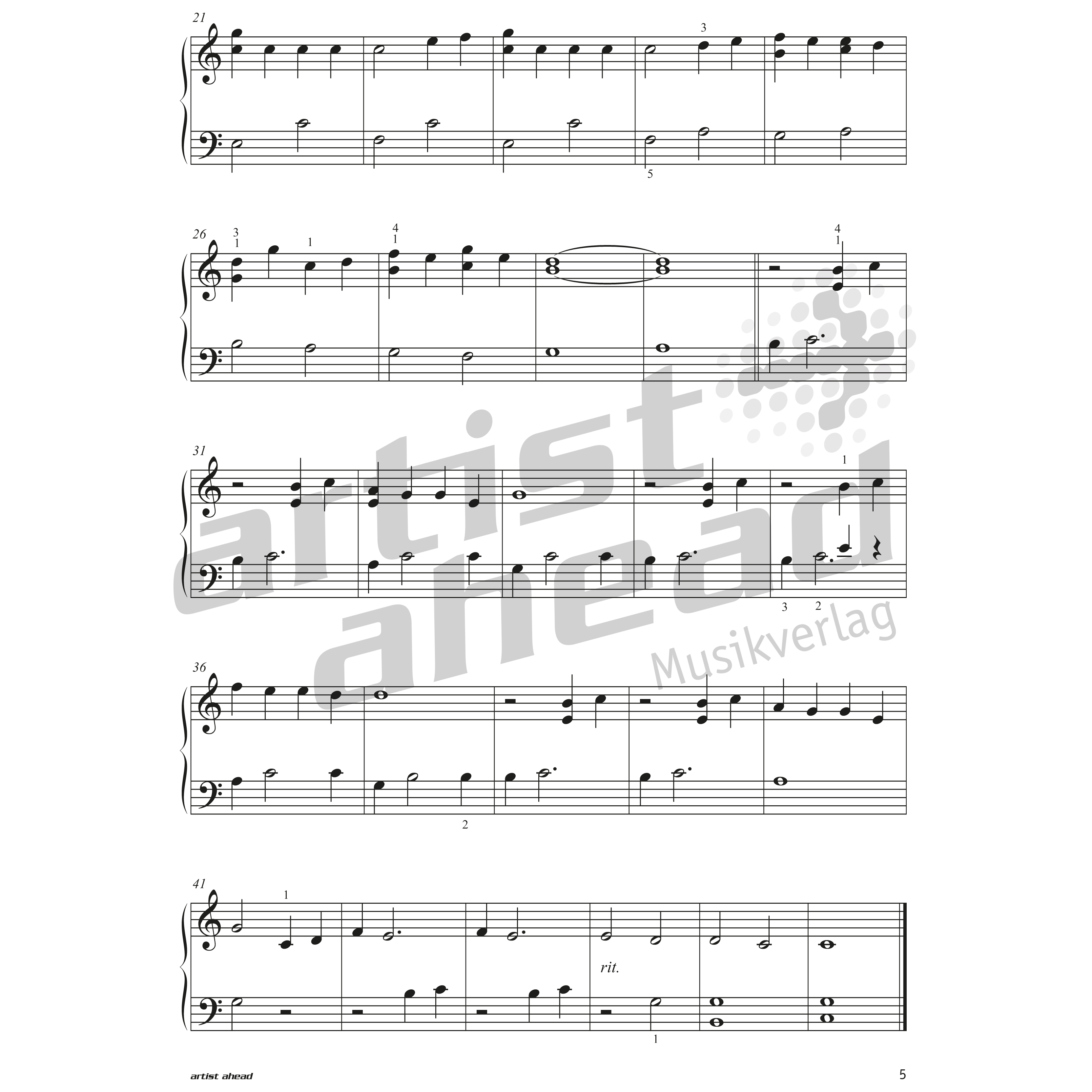 Artist Ahead Gefühlvolle Melodien für Klavier - Bernhard Heuser 1