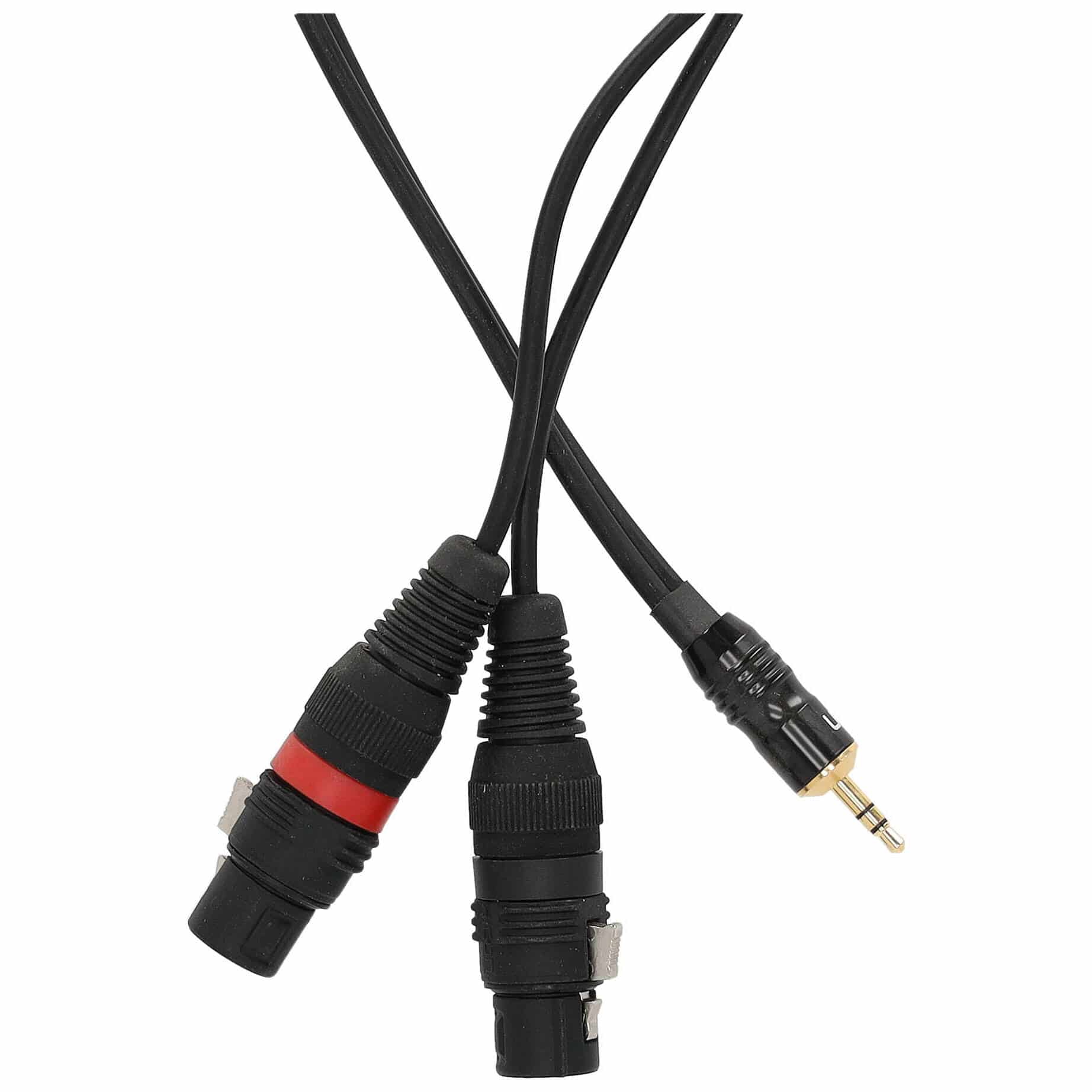Sommer Cable ON9U-0250-SW SC-Onyx Miniklinke Stereo Male - 2 x XLR Female 2,5 Meter 2