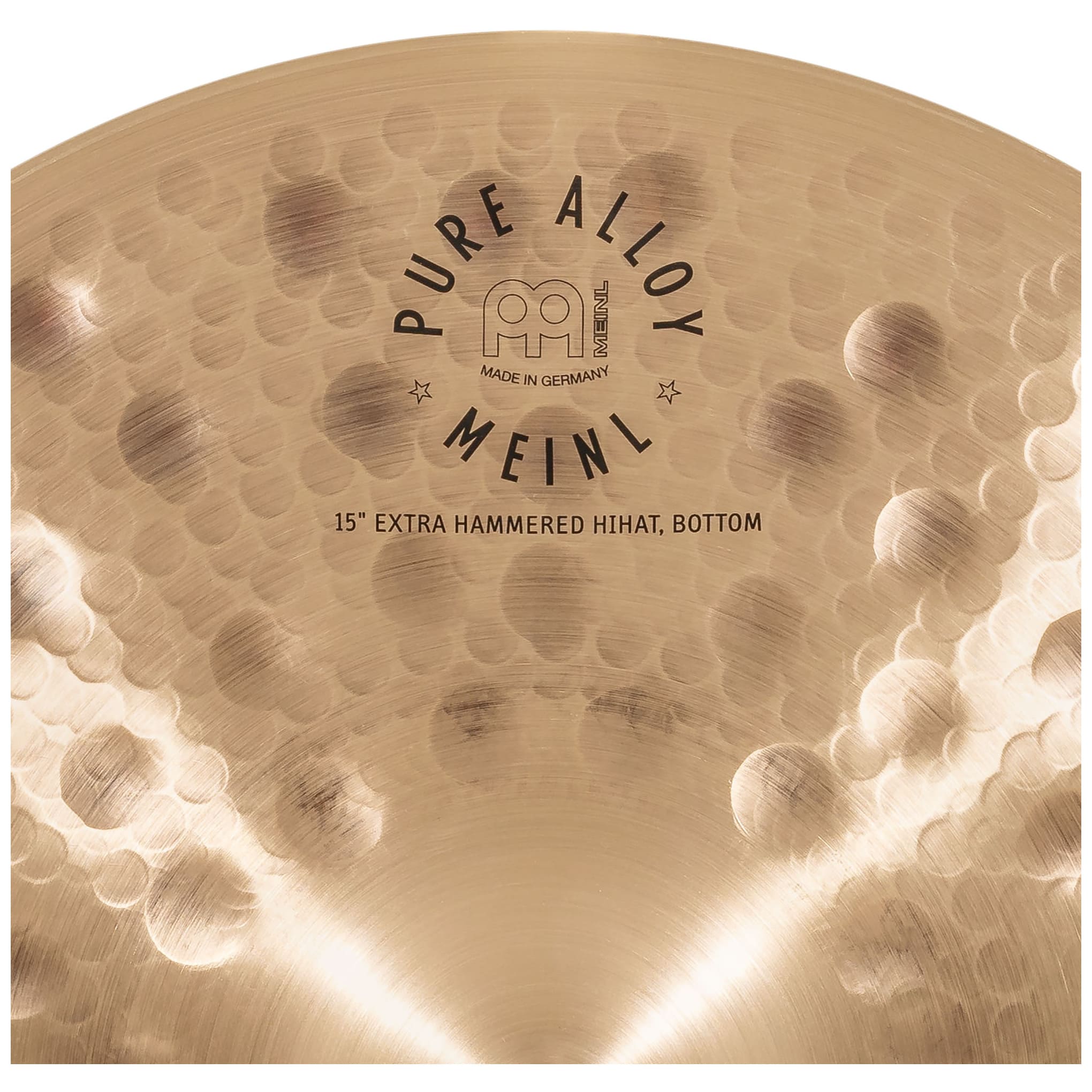 Meinl Cymbals PA15EHH - 15" Pure Alloy Extra Hammered Hihat 12