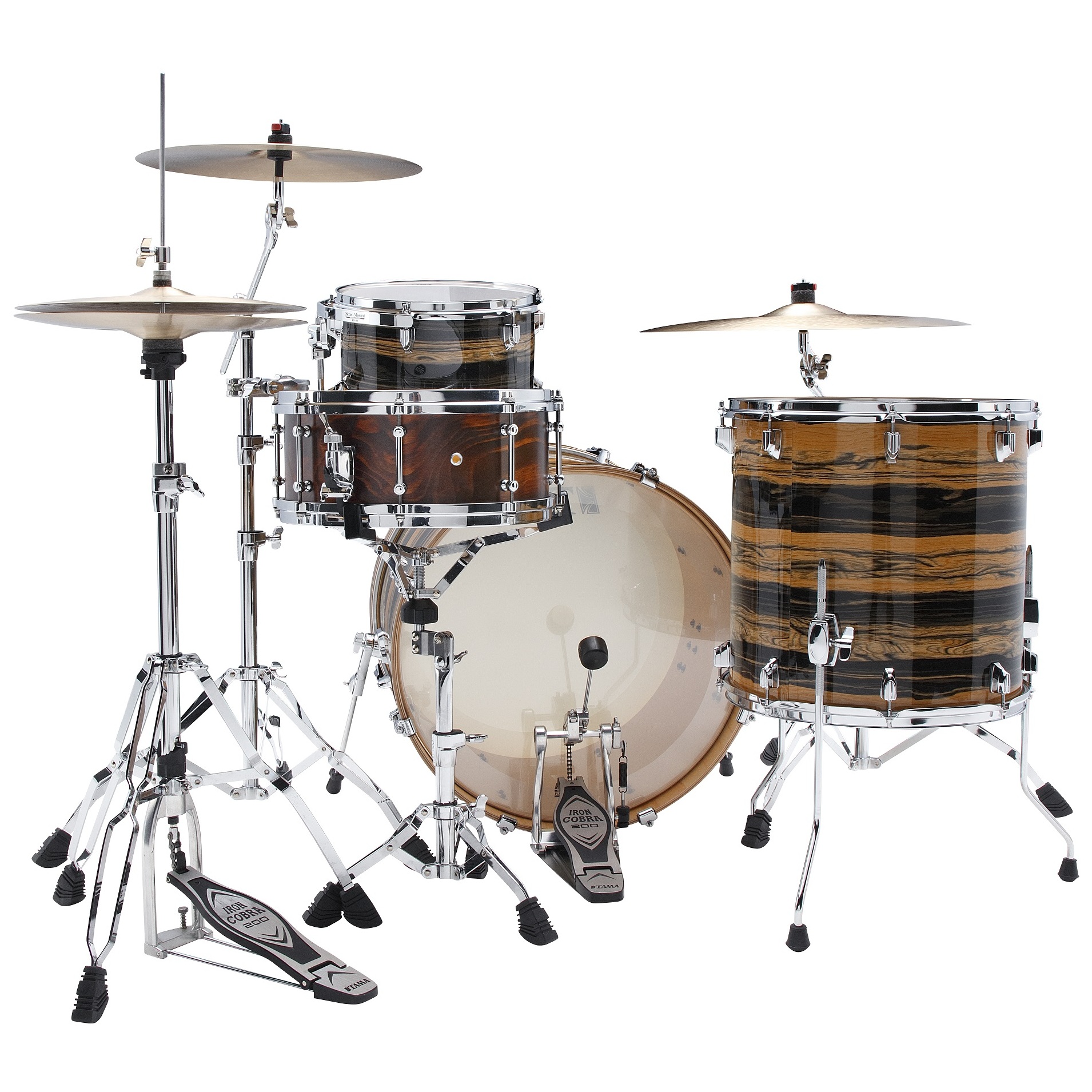 Tama CK32RZ-NET - Superstar Classic 3-tlg. Shell Set Natural Ebony Tiger Wrap 5