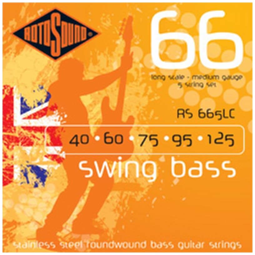 Rotosound RS665LC 5-String Swing Bass Stainless Steel 040 - 125