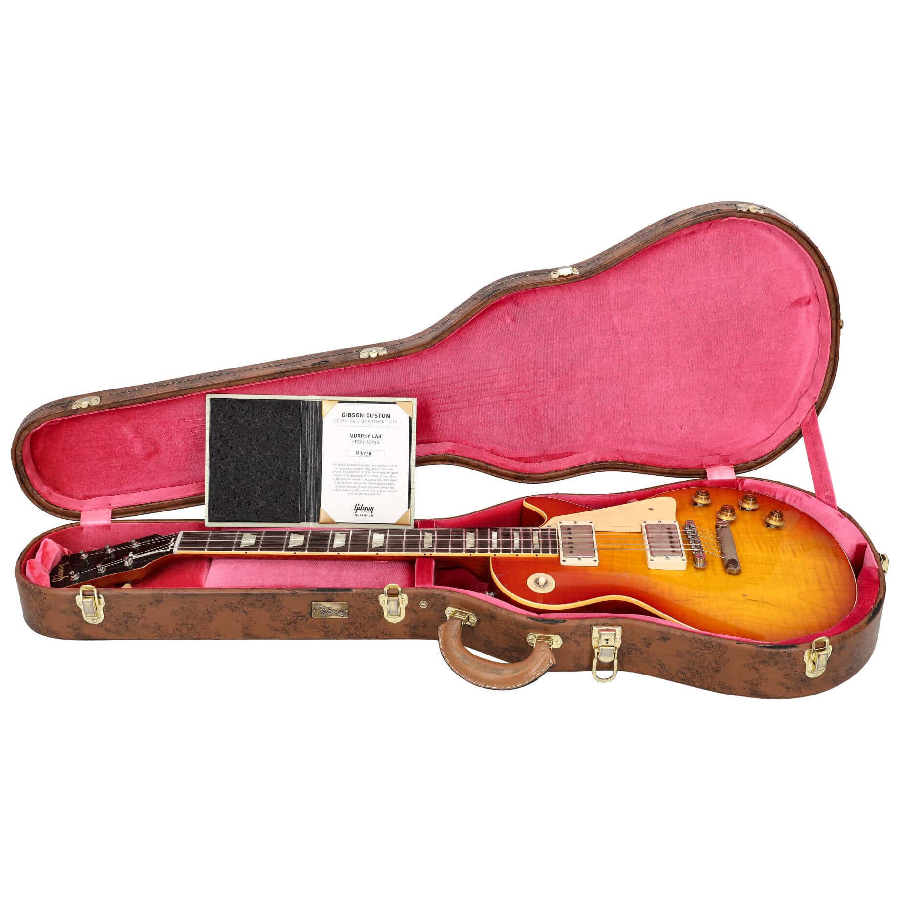 Gibson 1959 Les Paul Standard Reissue Heavy Aged Slow Iced Tea Fade Murphy Lab #1 10
