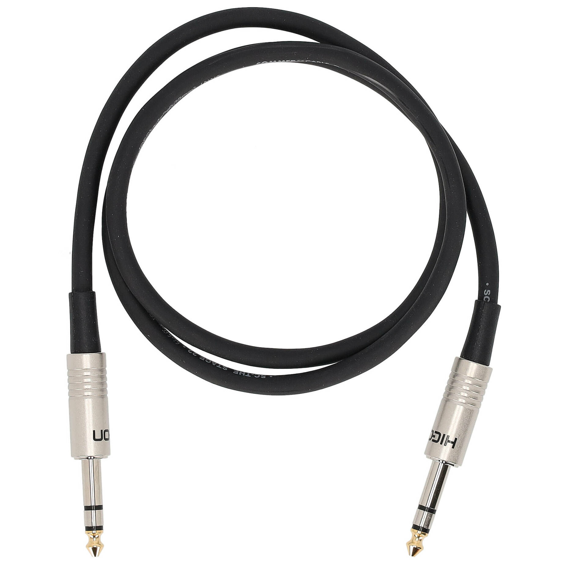 Sommer Cable SG2S-0100-SW Stage 22 Highflex Klinke Stereo - Klinke Stereo 1 Meter