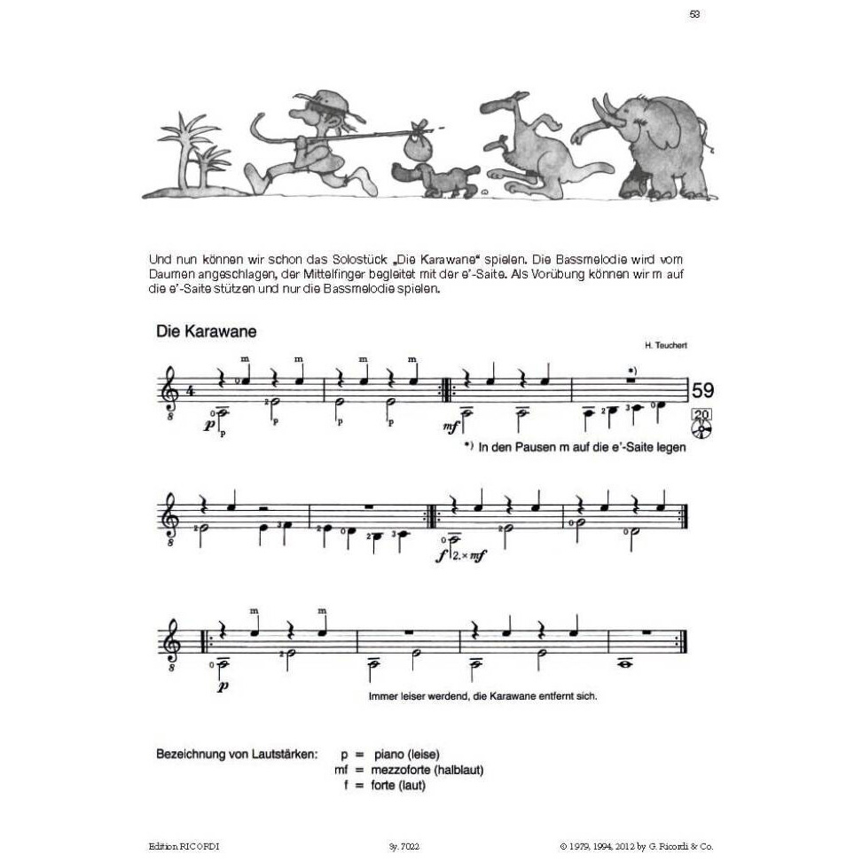 Ricordi Meine Gitarrenfibel Bd.2 + Audio Download 1