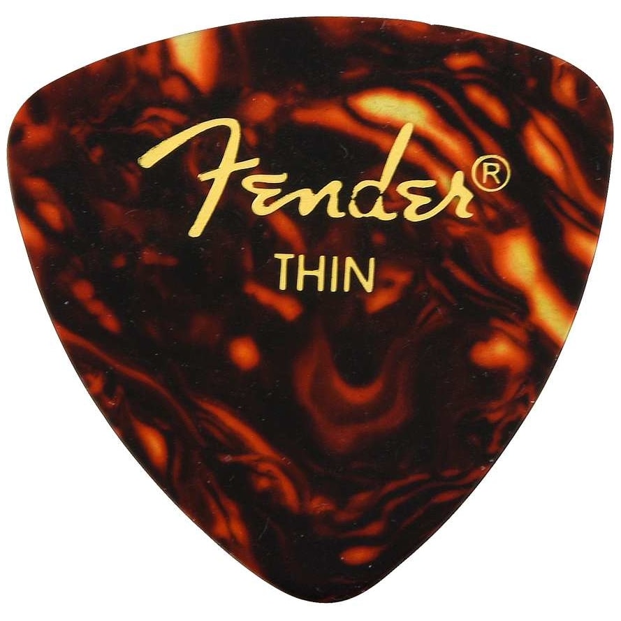 Fender 346 Shape Classic Celluloid Pick - Thin - Shell