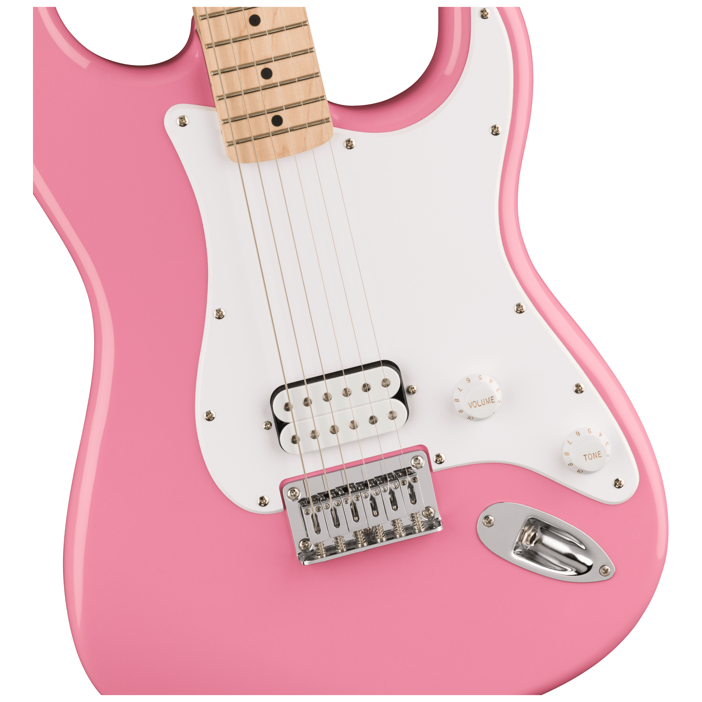 Squier by Fender Limited Edition Sonic® Stratocaster Electric Guitar®,  Laurel Fingerboard, Black Pickguard, Arctic White : Amazon.de: Musical 