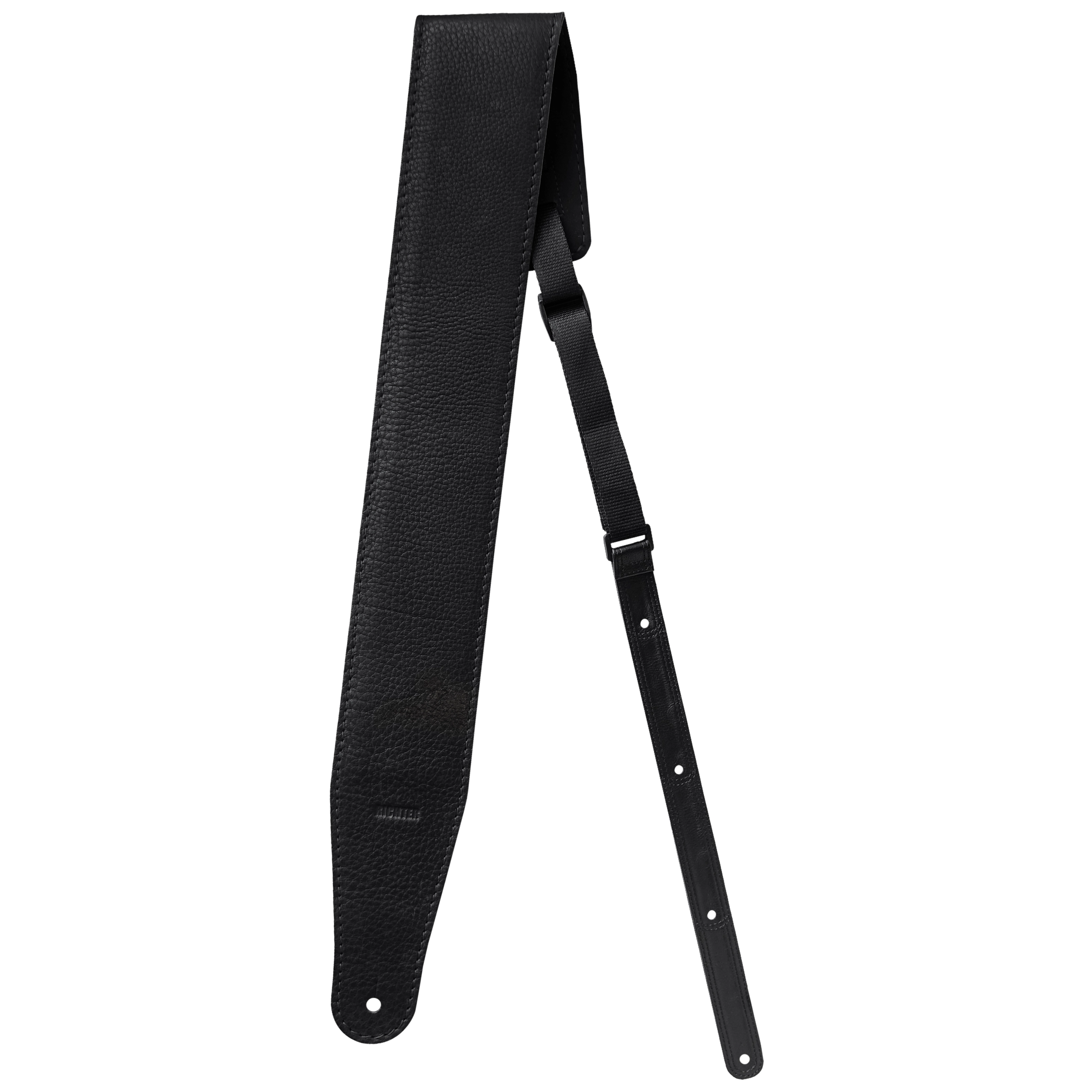 Richter Beavertail Gitarrengurt Bullneck Wild Black 1