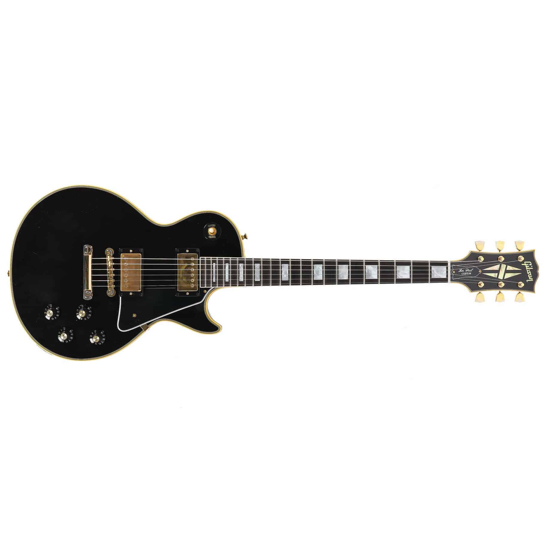 Gibson 1968 Les Paul Custom Reissue Ultra Light Aged Ebony Murphy Lab 1