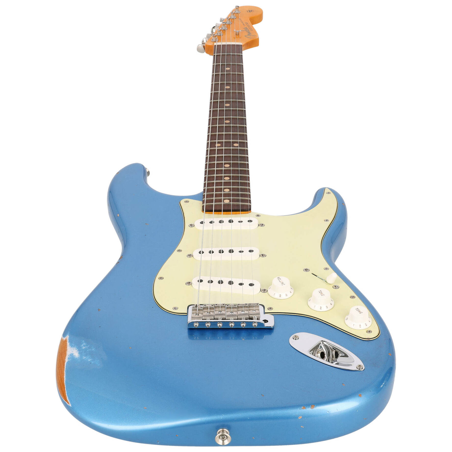 Fender Custom Shop 1963 Stratocaster Relic Aged Lake Placid Blue Metallic 3