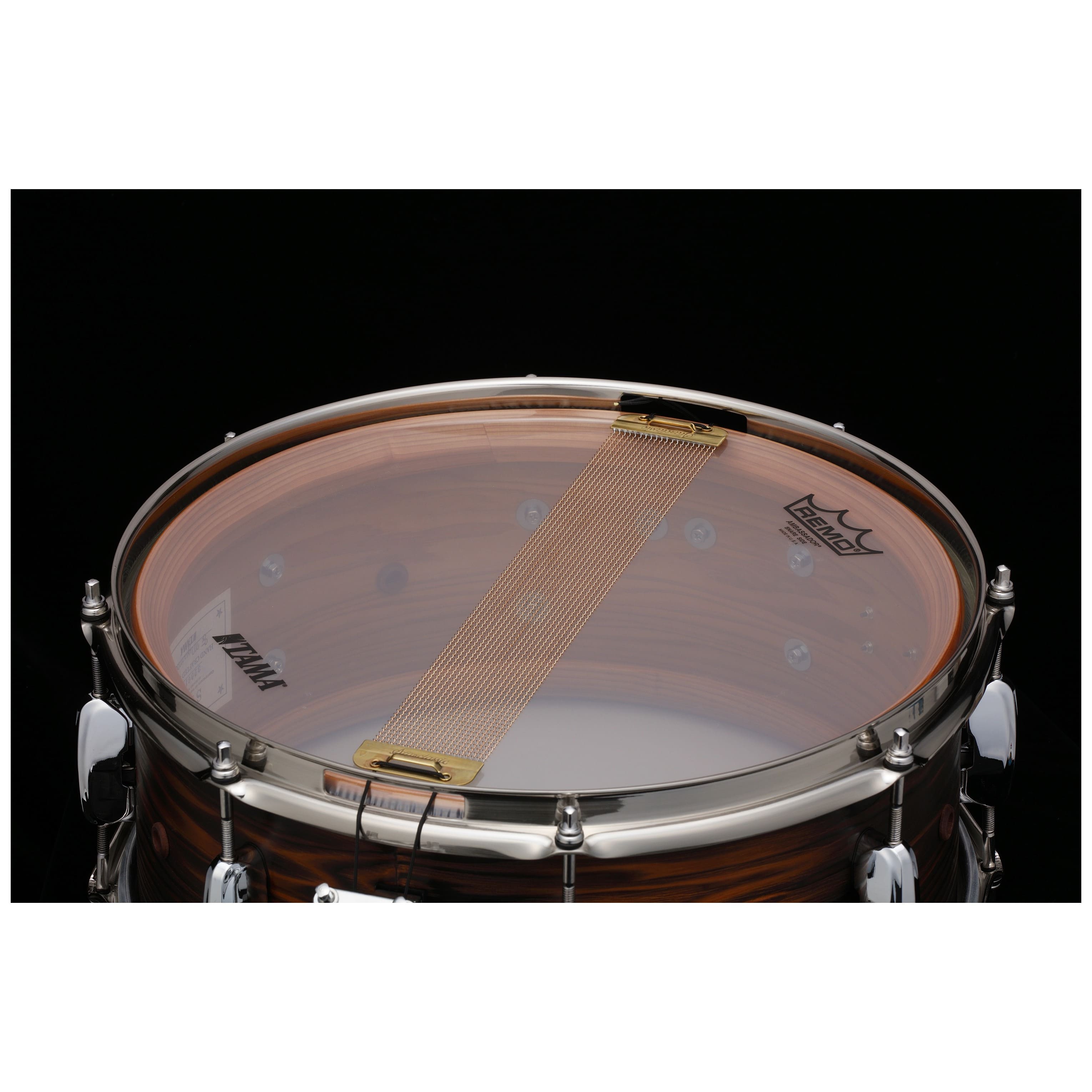 Tama TLJC146-BOC STAR Reserve Solid Cedar Snare Drum - 14" x 6" Burnt Oiled Cedar / Chrom HW 4