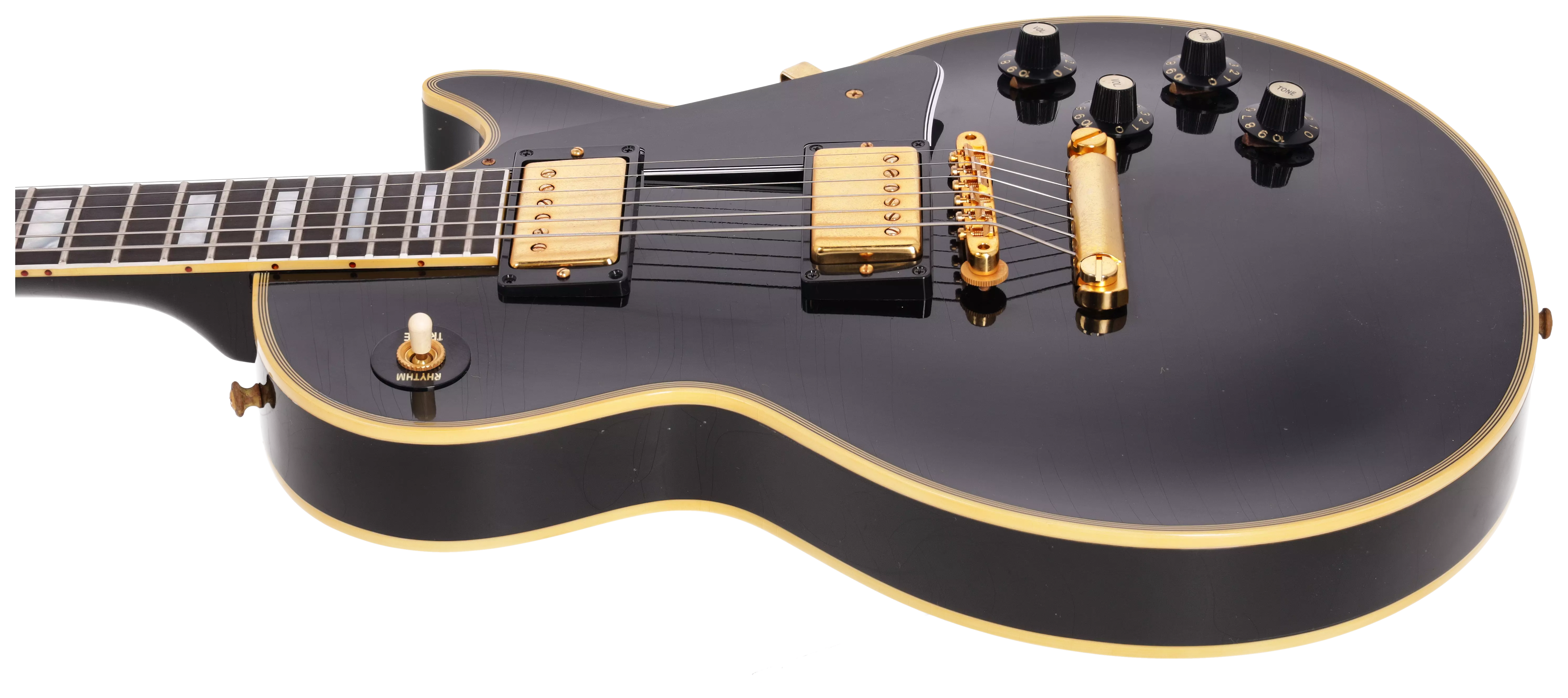 Gibson 1968 Les Paul Custom Reissue Ultra Light Aged Ebony Murphy Lab #6 5