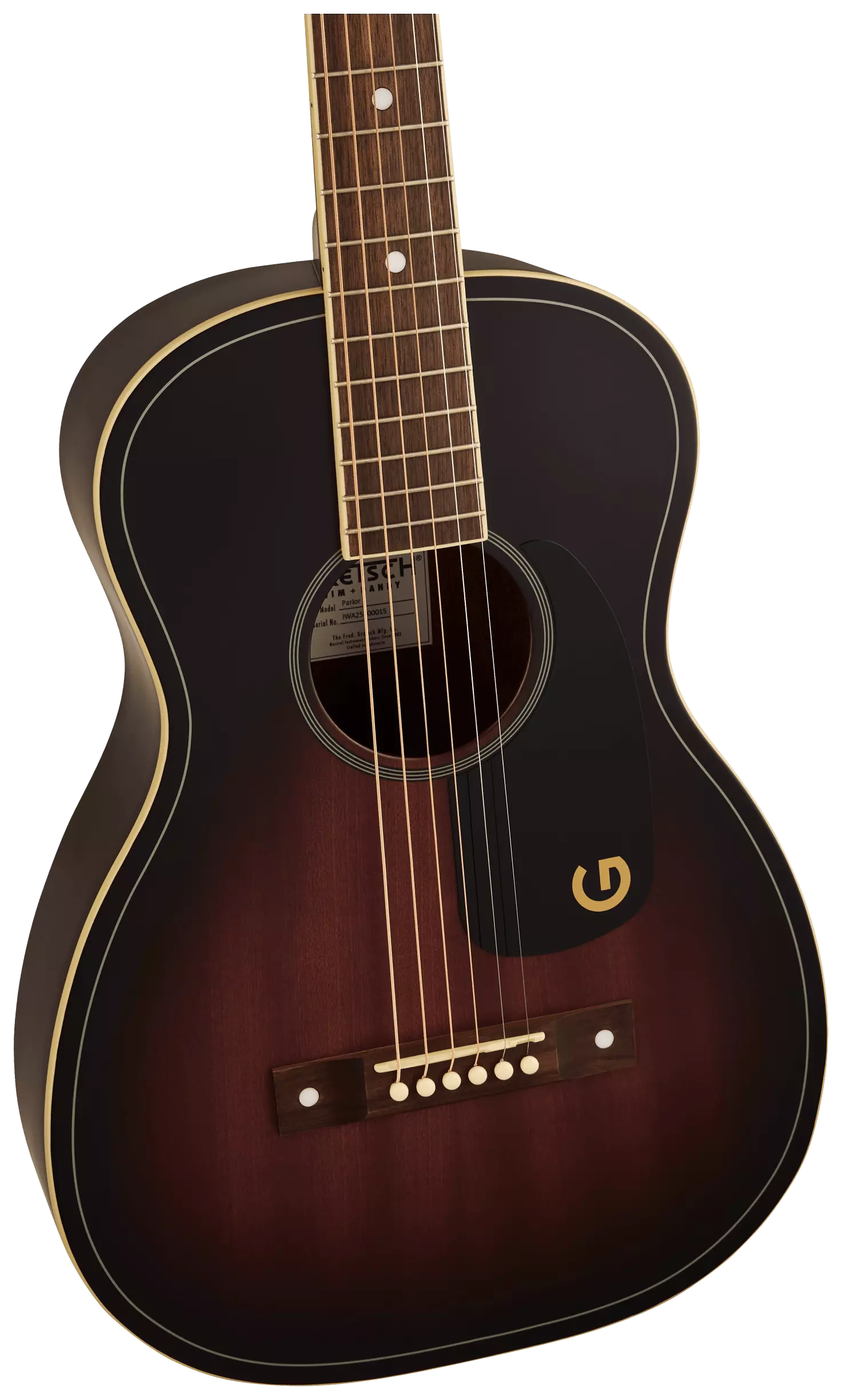 Gretsch Jim Dandy Parlor MAH WPG DP CHRY BRST 2