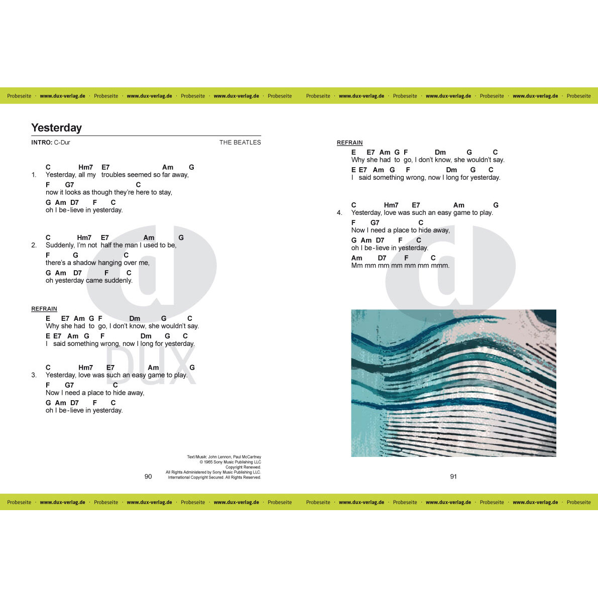 Edition DUX Songs für alle - Textbuch mit Akkorden 3