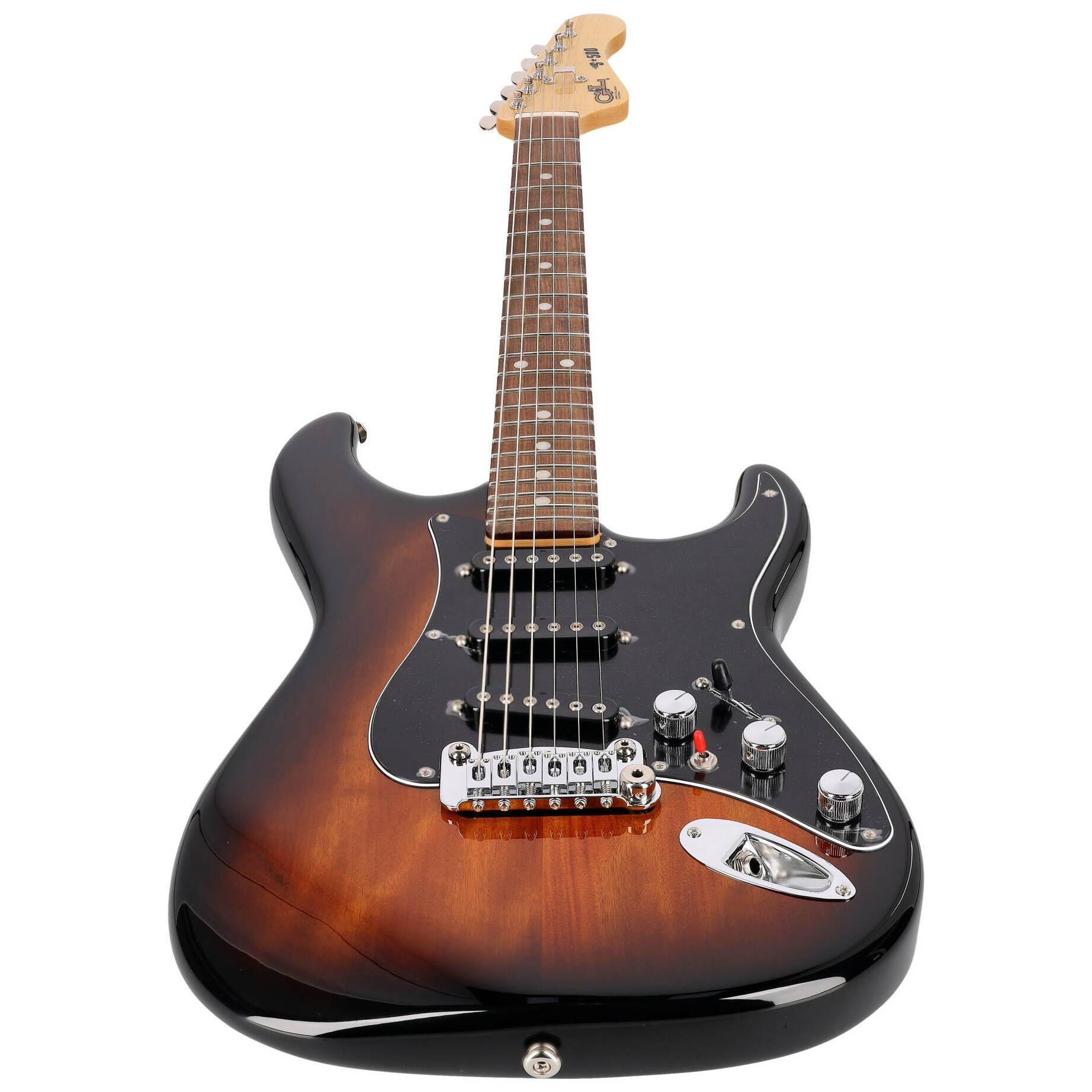 G&L LTD CLF Research S 500 RW Tobacco Sunburst over Okoume 3