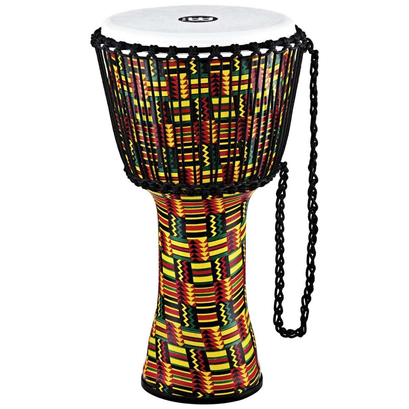 Meinl Percussion PADJ5-L-F - 12 Zoll Rope Tuned Travel Series Djembes, Synthetic Head, Simbra