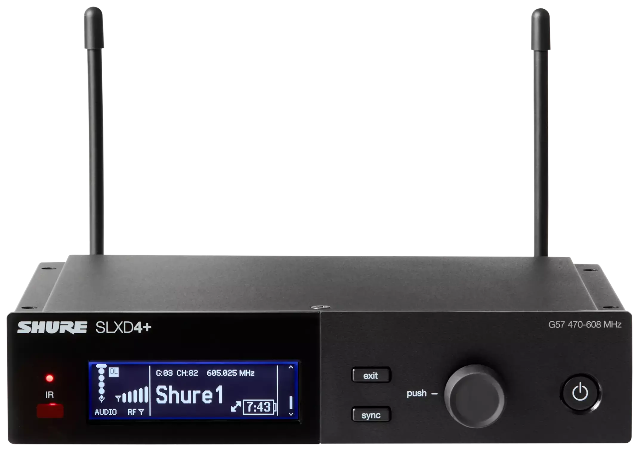 Shure SLXD14D+ G65 2-Kanal Taschensendersystem 1