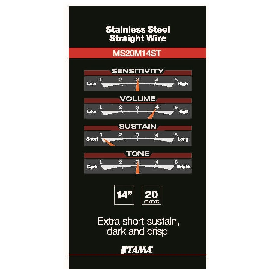 Image of Tama ms20m14st snareteppich  straight wire 14 12000101 1