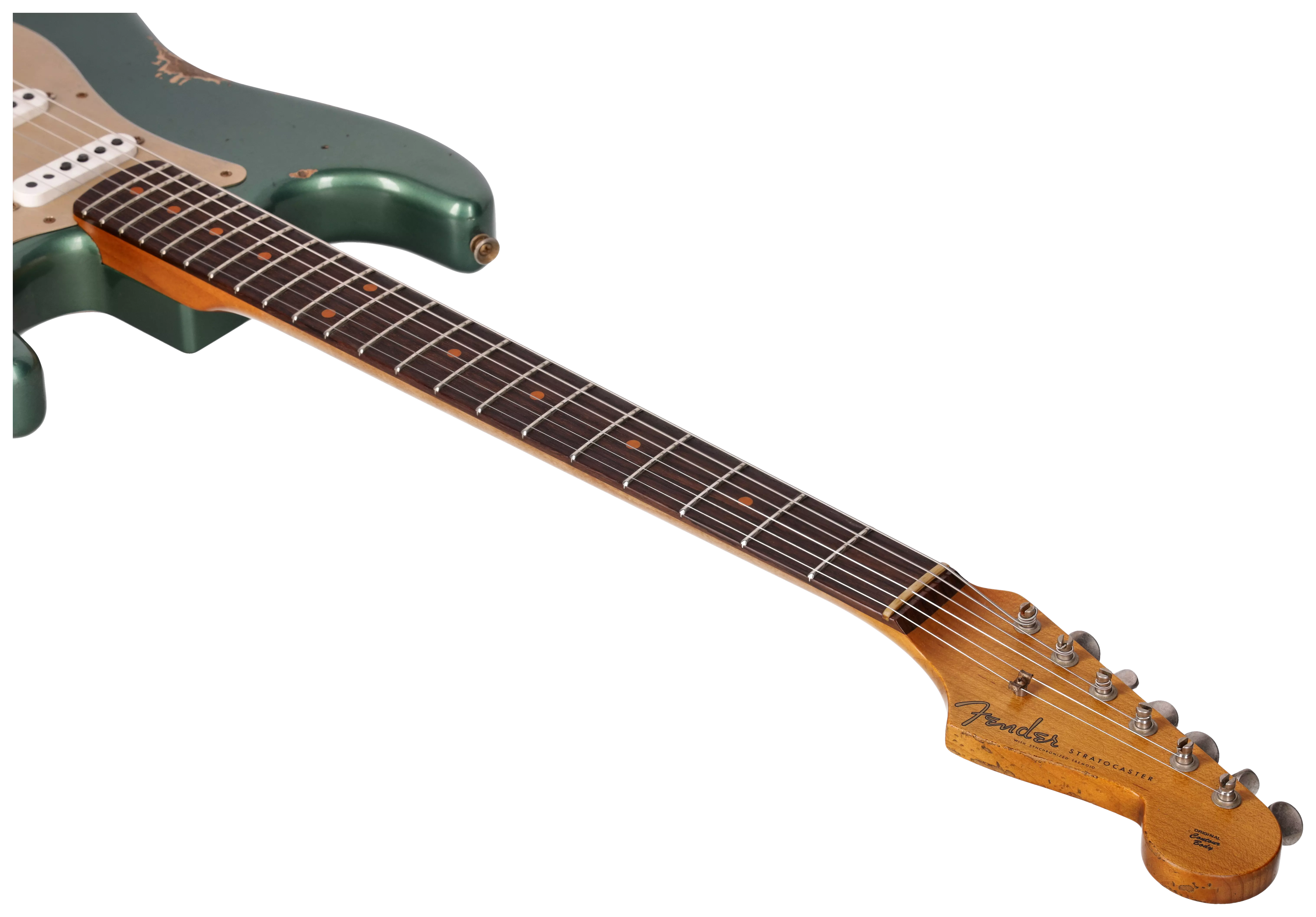 Fender Custom Shop 1959 Stratocaster RW Roasted Heavy Relic Aged Sherwood Green Metallic #1 15