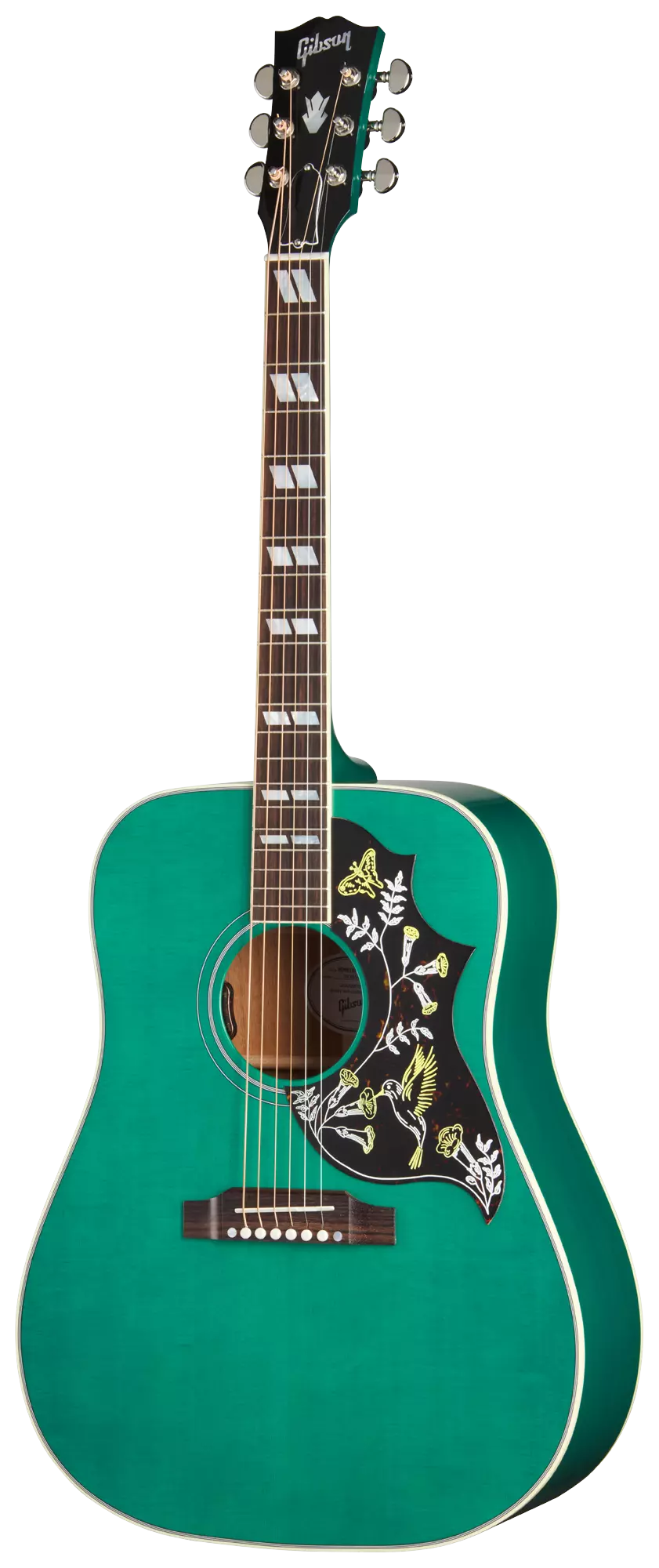 Gibson Hummingbird Standard Translucent Teal 2