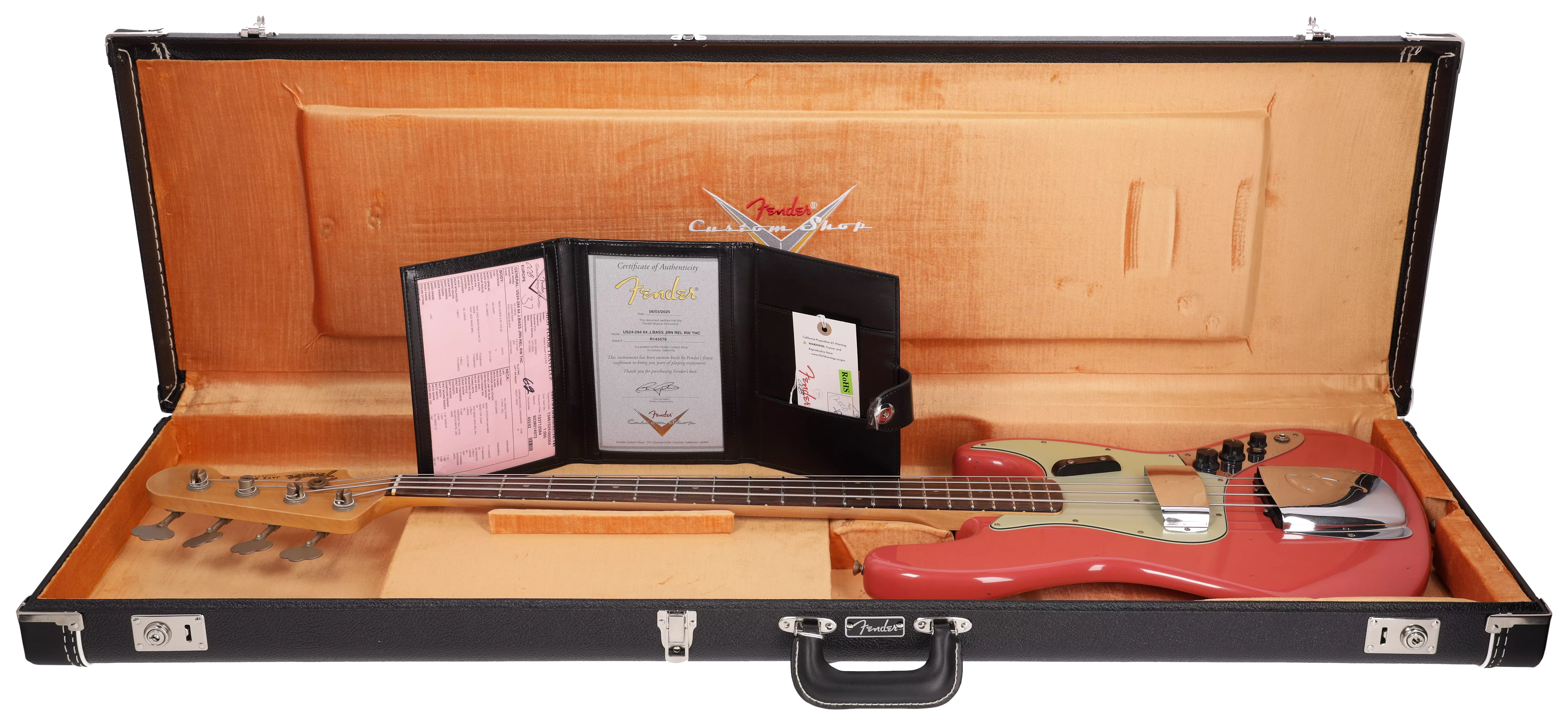 Fender Custom Shop 1960 Jazz Bass RW JRN TC 17