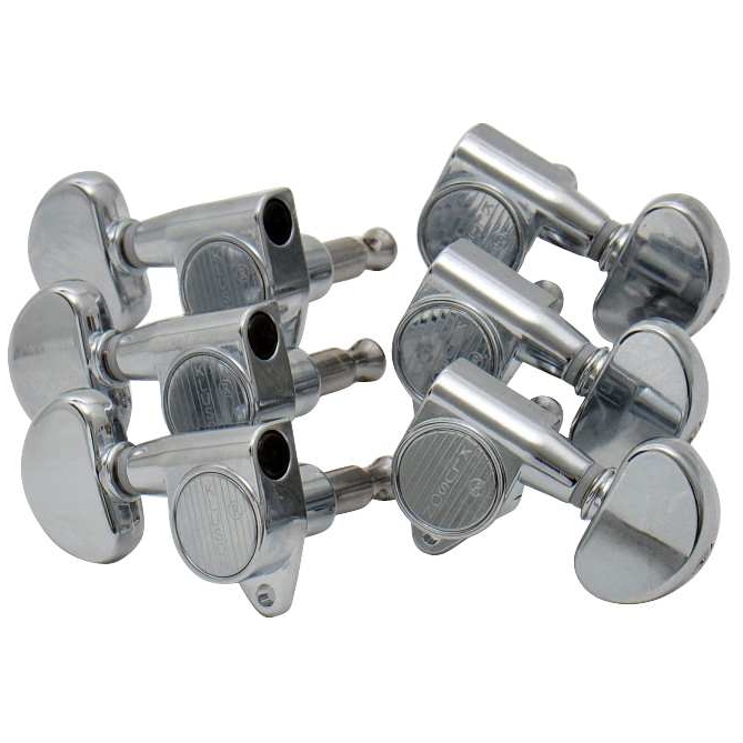 Kluson - Kluson MG33C Roundbacks 3L3R 90 Grad Chrom - 1