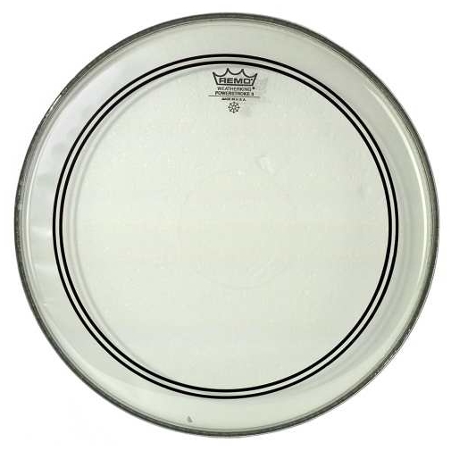 Remo Powerstroke 3 - Bass Drum Fell - 20 - Clear