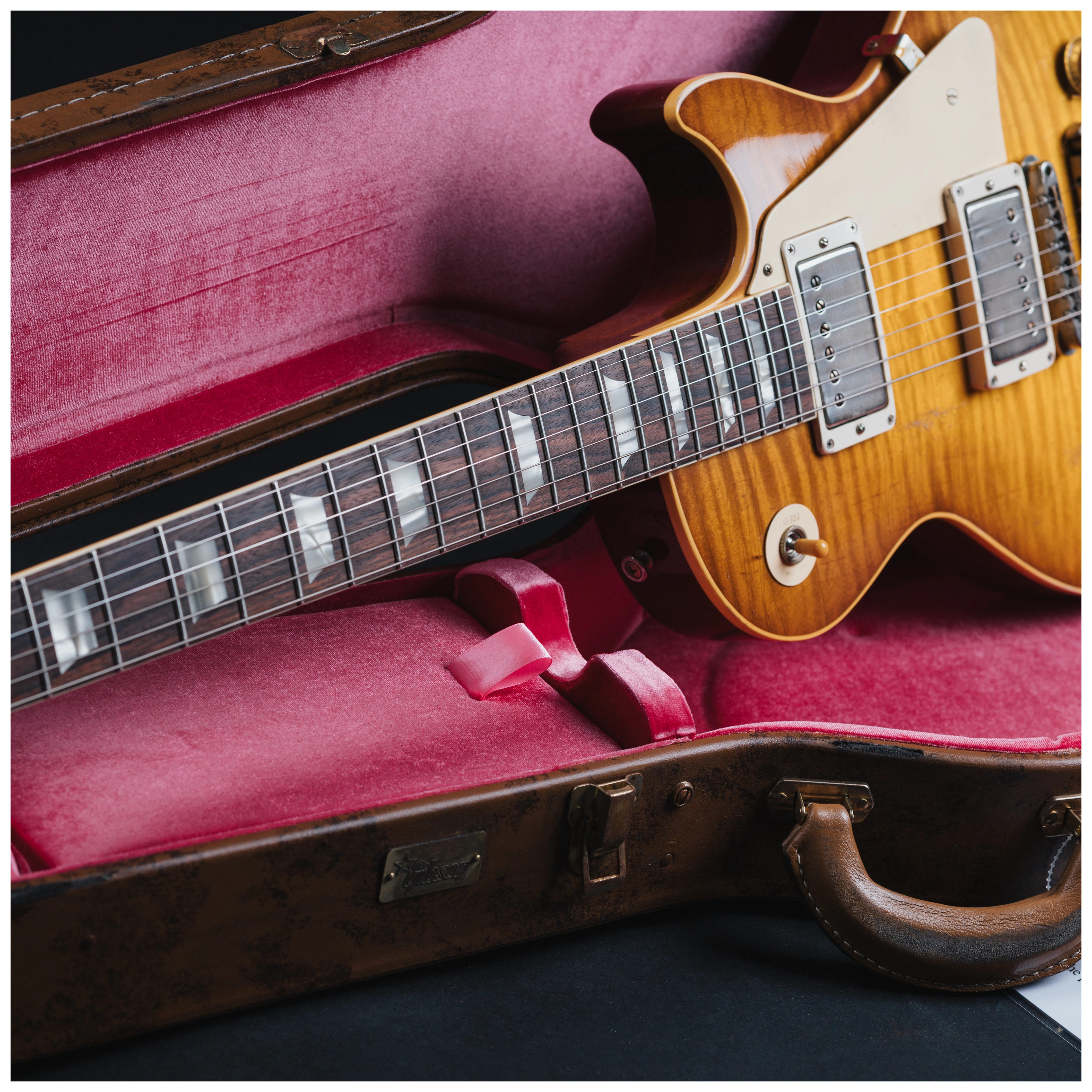 Gibson 1959 Les Paul Standard Reissue Murphy Lab Heavy Aged Golden Poppy Burst #943461 42